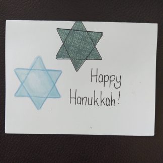 "Happy Hanukkah" star of David